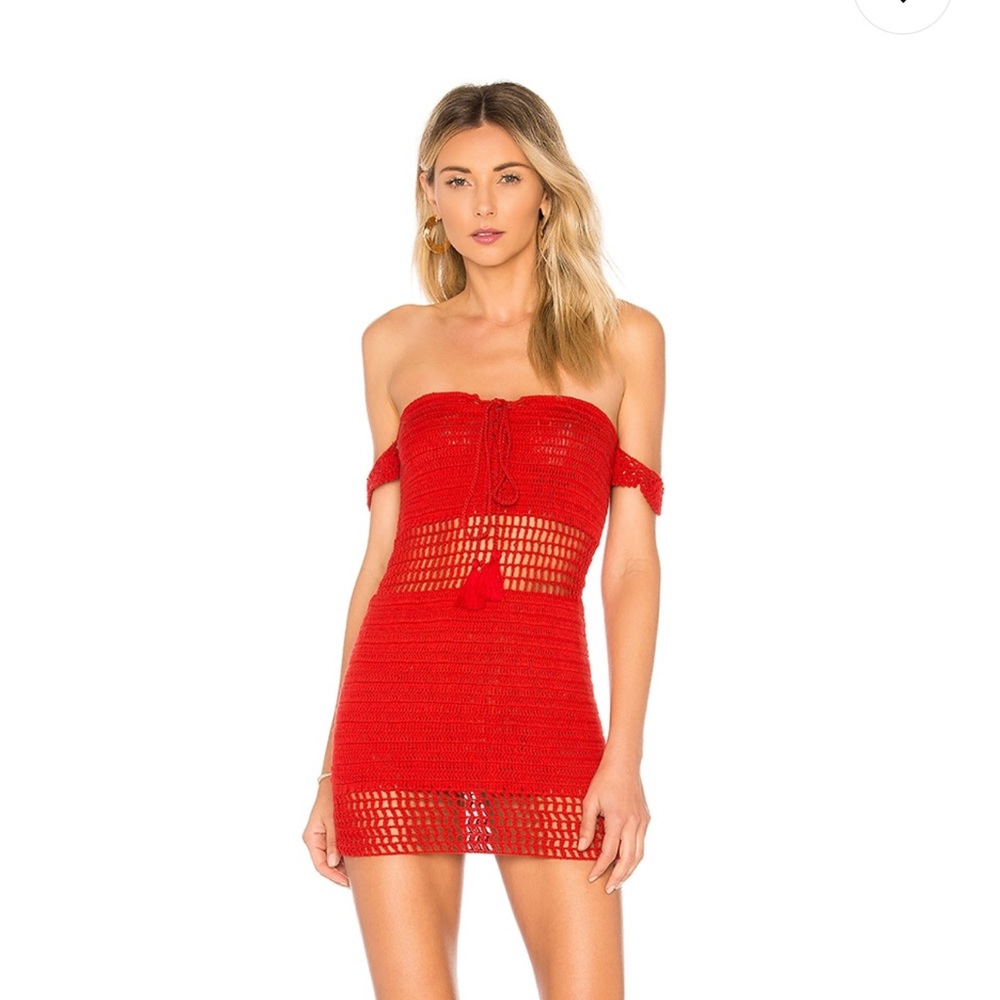 Majorelle Miles Crochet Dress